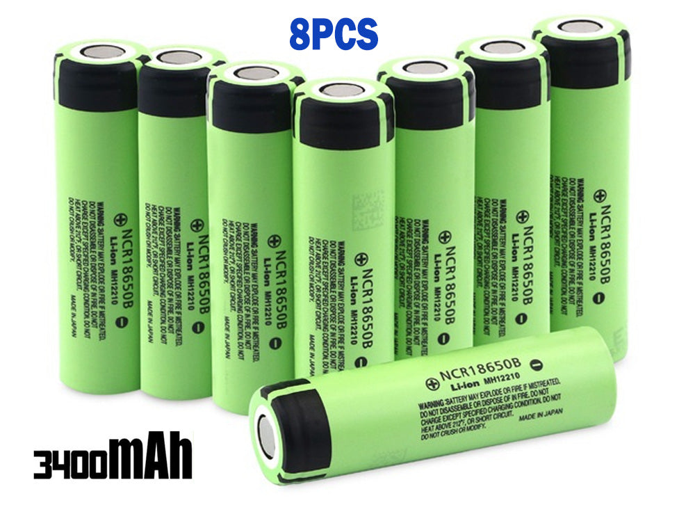 18650 Rechargeable Battery 8PCS