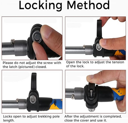 7075 Aluminium Trekking Poles with Quick Lock System LBDS4013
