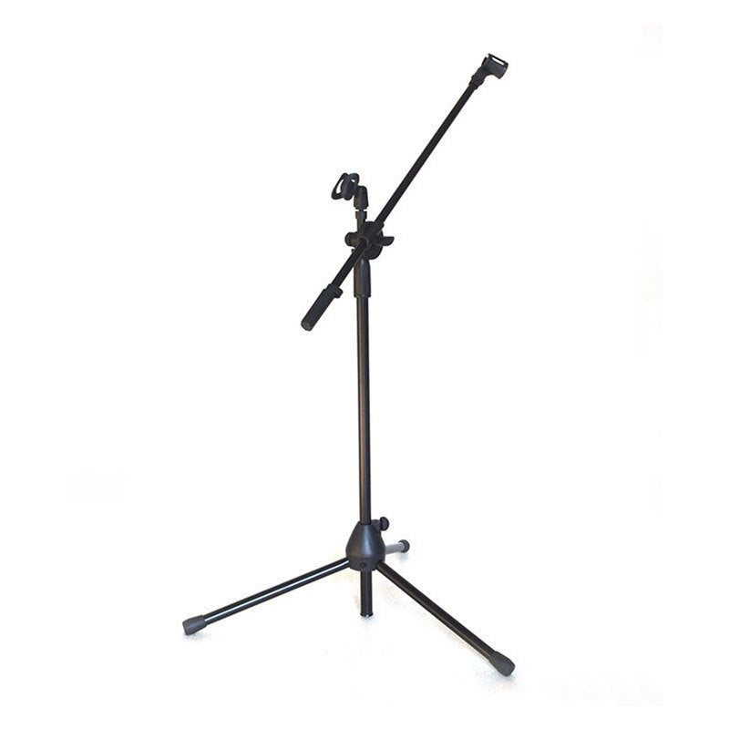 Microphone Stand for 2 microphones Tripod Base Adjustable Height