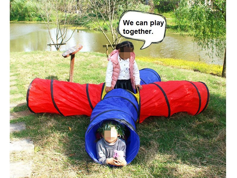 248CM Simple Pop-Up Play Tunnel Tube Toy