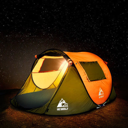 Boat-Shaped Pop-Up Camping Tent Large 260(L) x 150 (W) x 105(H)cm