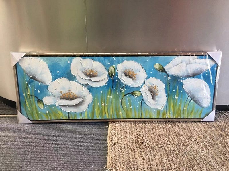 55*155cm Framed Modern Art Oil Canvas