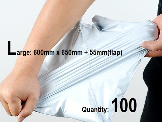 100 X L Heavy Duty - Courier Mail Bags