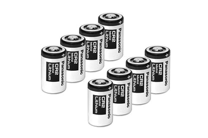 Panasonic CR2 Batteries - 8Pcs