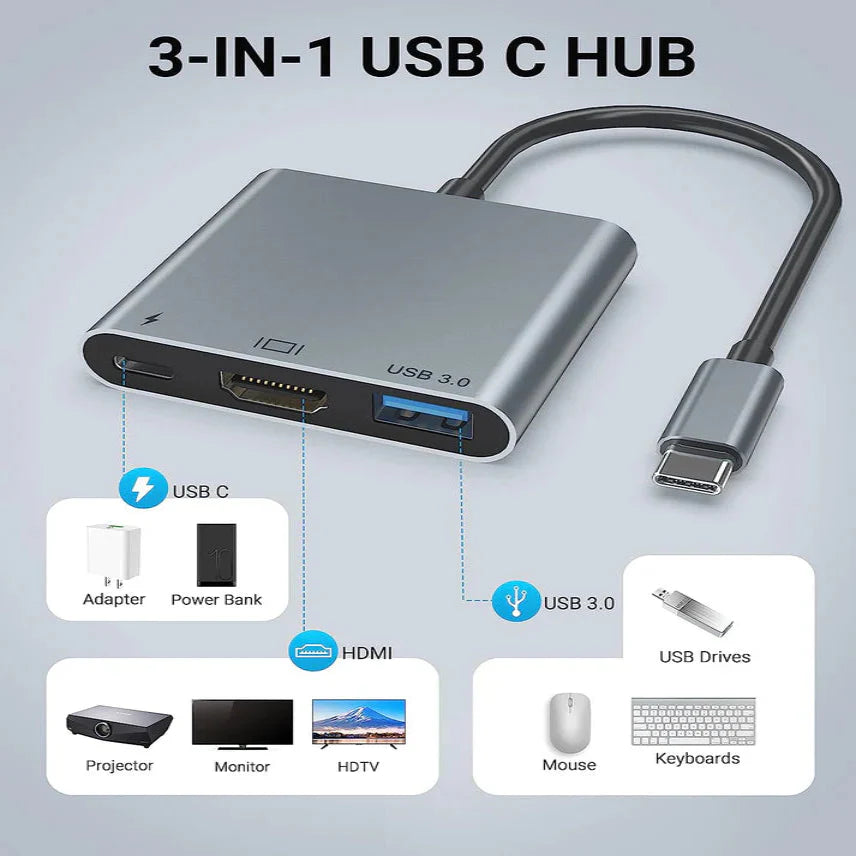 USB3.1-C Type-C To HUB Adapter