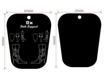 10 SHEETS (5 PAIRS) Flexible Shoe/Boot Shapers Holder - 320MM