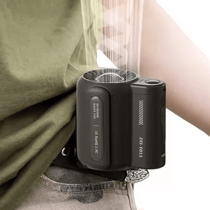 Mobie Outdoor Waist Clip Fan with Turbo Powerful Wind 10-Hour Battery F013