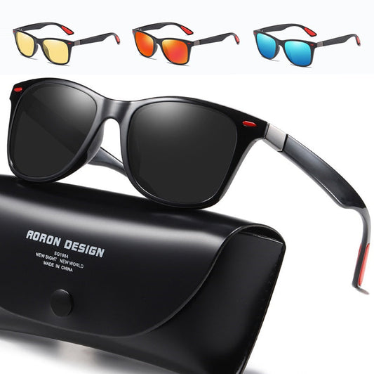 HD Polarized lens Sports Sunglasses Anti-Blue Ray Hydrophobic 4 colours