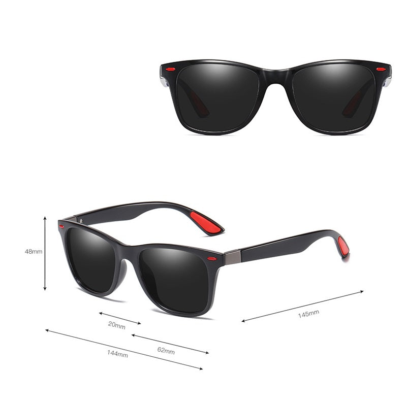 HD Polarized lens Sports Sunglasses Anti-Blue Ray Hydrophobic 4 colours