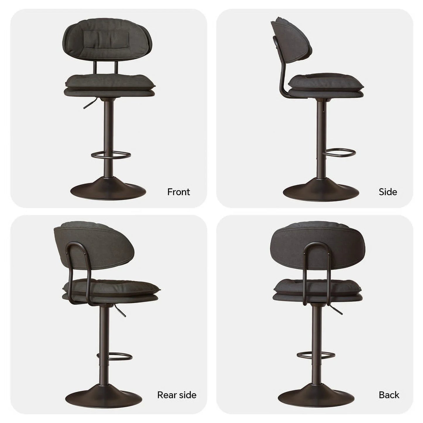 Bar Stools Adjustable Swivel Bar Stools