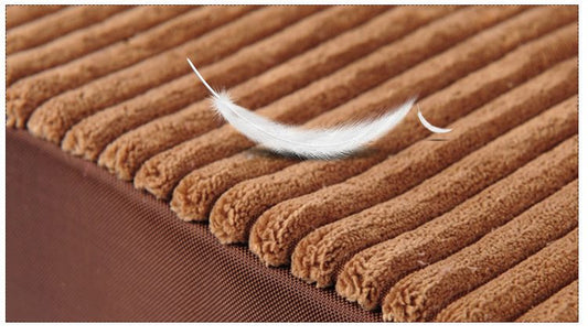 100 x 80cm M Pet Sofa Bed with L-Shaped Cushioned Support