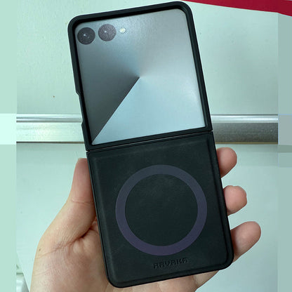 Lucas Series Premium Leather Compatible with Samsung Flip 7 2025 Case