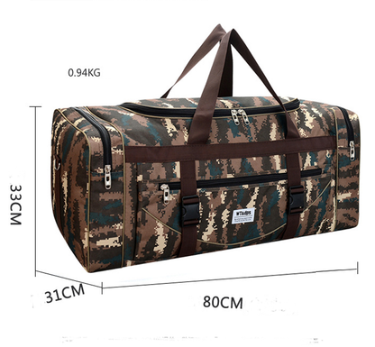 Large 79L Duffel Tote Travel Bag - Camouflage Weekend Luggage KX59401