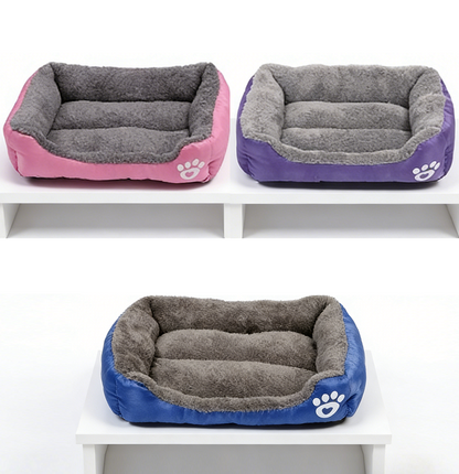 80cm Colourful Calming Dog Bed Warming Washable XL