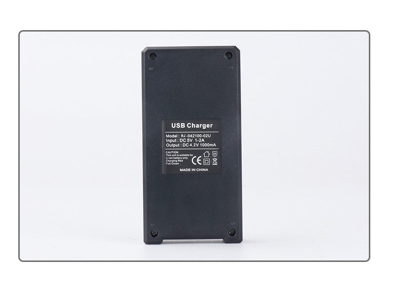 USB Charger for 18650 Rechargeable Battery 2 Slot