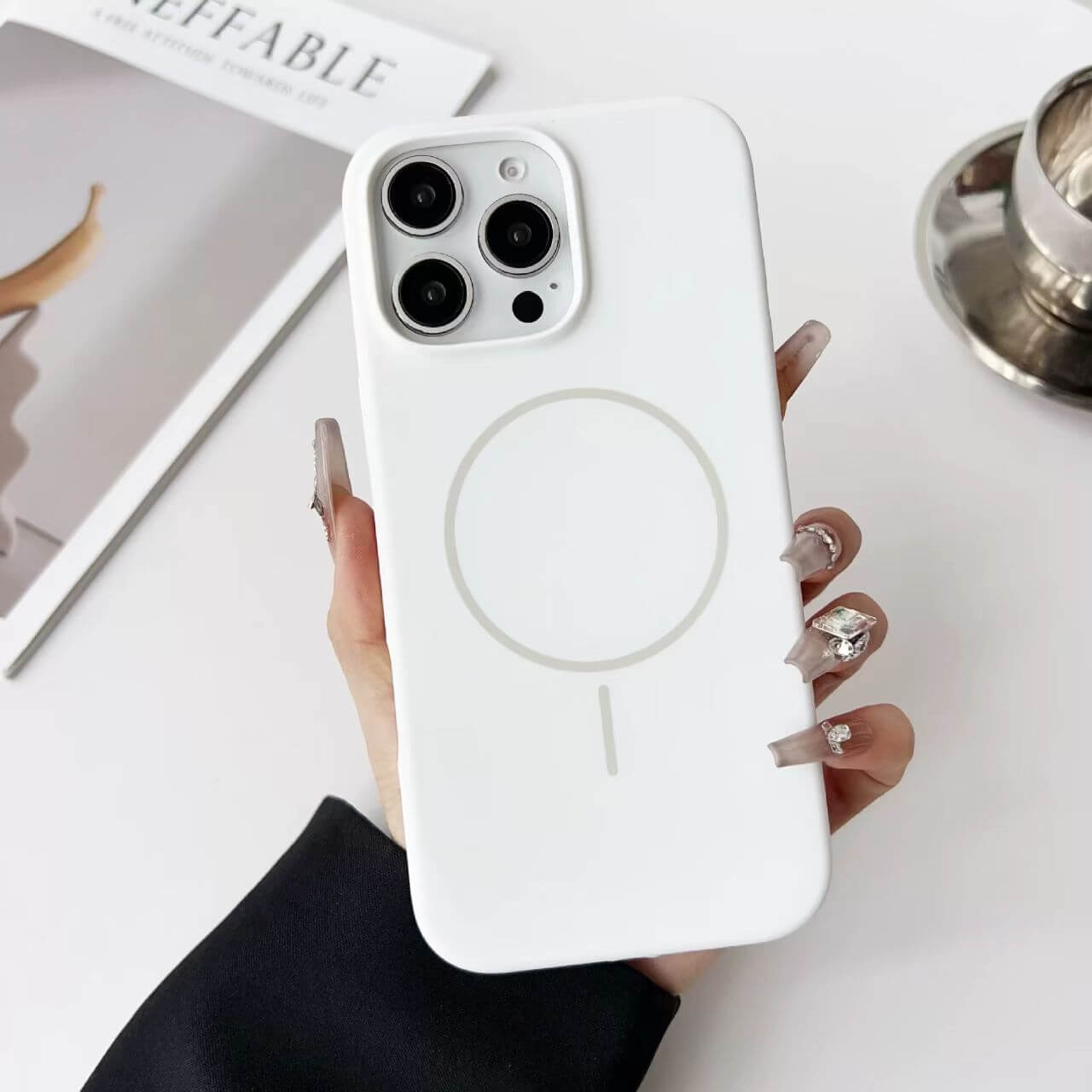 Brace Series Ultra-Thin PC Magnetic Compatible with iPhone 15 Pro Max Case