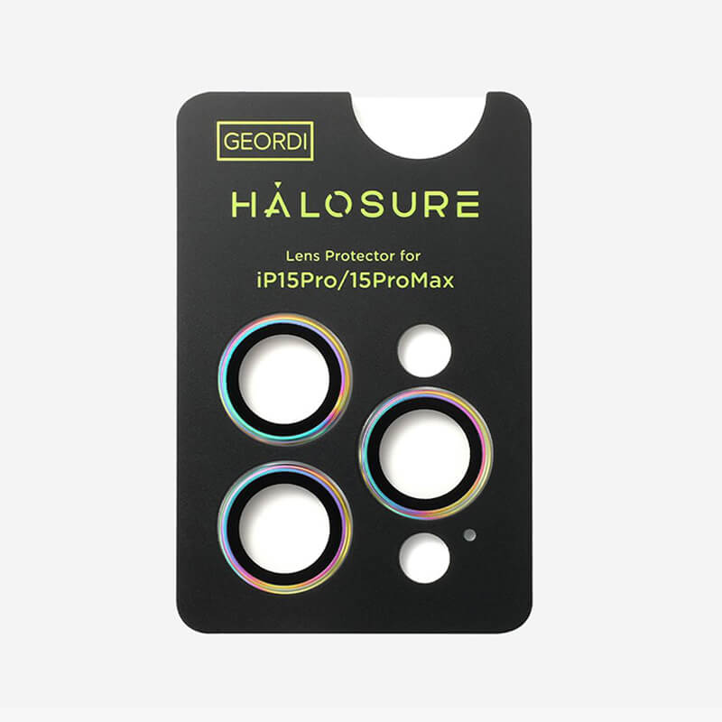 Suitable for Phone Series Halosure Multicolor Tempered Glass Individual Camera Lens Protector