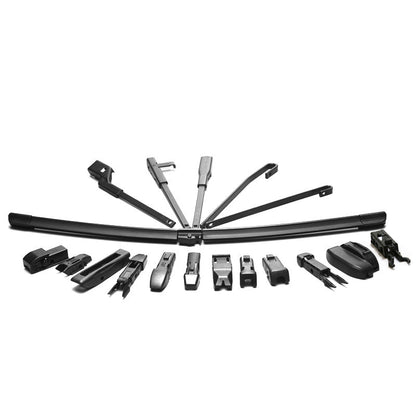 1pcs Universal Frameless Wiper Blade 28", 13 Adapators