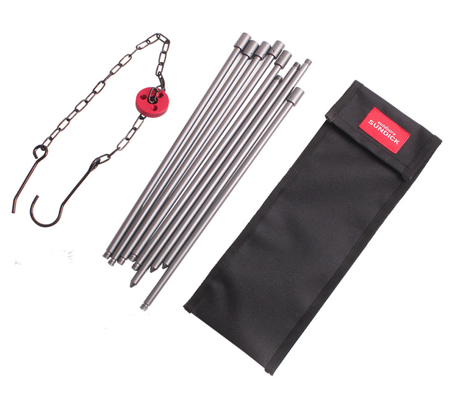 Portable Camping Bonfire Tripod Frame – Adjustable Hanging Chain | Aluminium Alloy HS23711