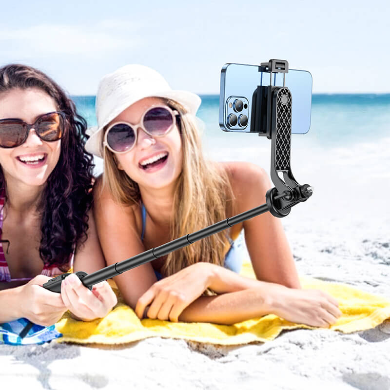Hoco 2-in-1 Extendable Selfie Stick with QuadPod Stand & Bluetooth Remote K21