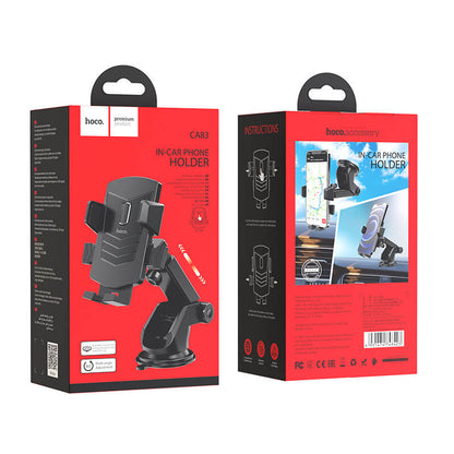 Hoco Car Phone Holder Thick Cases & Big Phones Friendly CA83