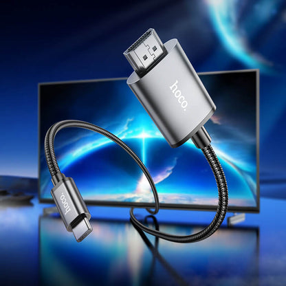 Hoco USB-C to HDMI 4K Video Cable for Laptops & Tablets 2M/6.6ft