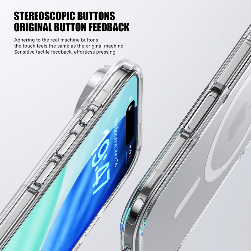 Aurora Magnetic Series Crystal Transparent Compatible with iPhone 17 Air Case