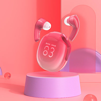Acefast Crystal In-Ear LED Display ENC Noise Canceling Wireless Earbuds T9