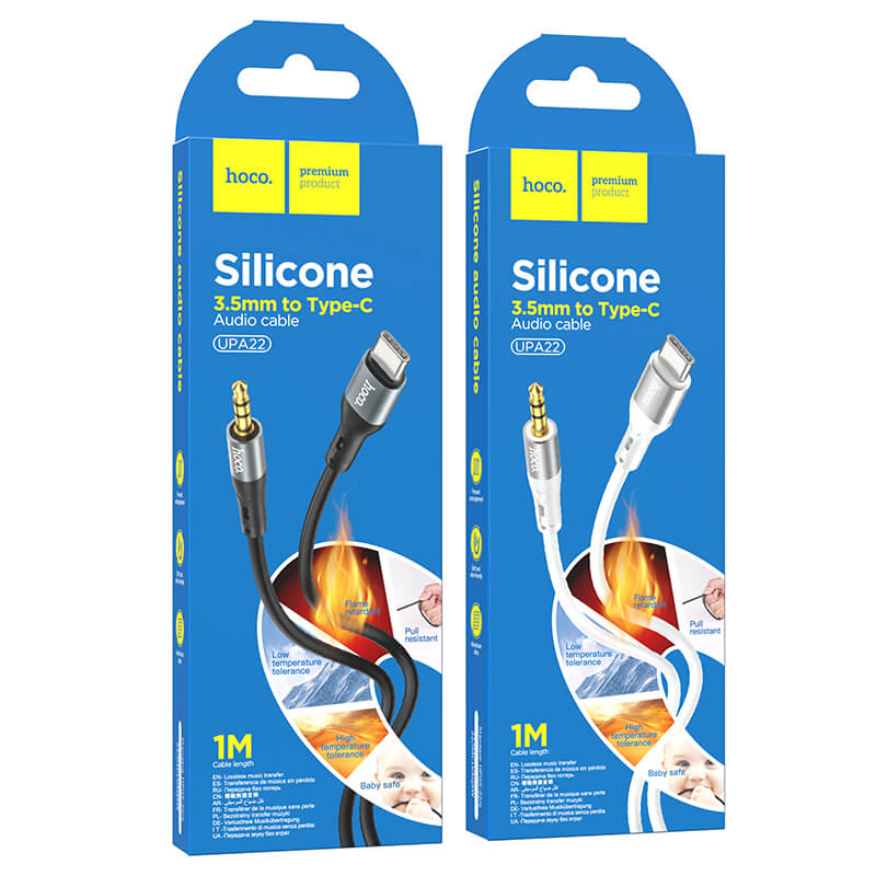 Hoco Type-C Silicone Digital Audio Conversion Cable UPA22