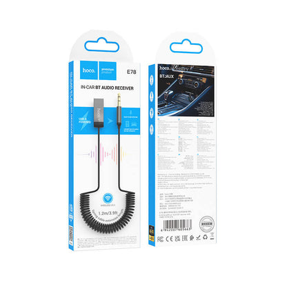 Hoco E78 Benefit In Car AUX Bluetooth Audio Receiver with Cable E78