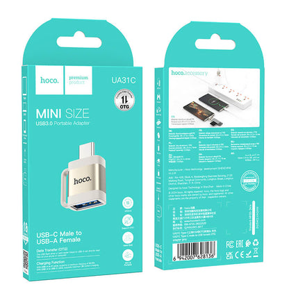 Hoco Type-C to USB-A Multi-Device Compatibility OTG Adapter UA31C