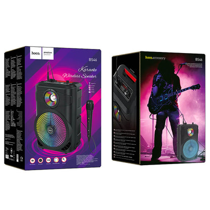 Hoco Bluetooth Portable Outdoor Speaker with Wired Microphone BS46
