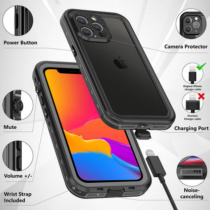Suitable for Phone Models Redpepper IP68 Waterproof Anti-Fall 2M Submersion Ultimate Protection Case