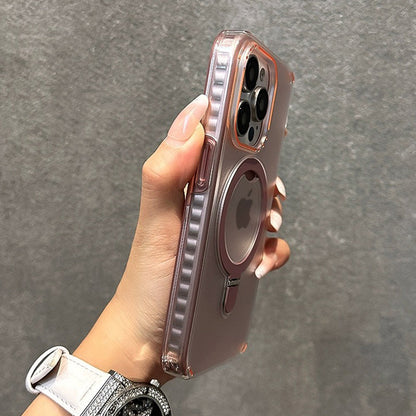 Vibrant Series Matte Built-in Kickstand Magnetic Compatible with Samsung S24 Plus 2024 Case