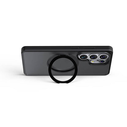 Compatible with Samsung S26 2026 360° Rotating Ring Stand Magnetic Phone Case