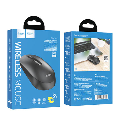 Hoco 3D Scrolling Lightweight Universal Wireless Mice with USB Receiver GM14