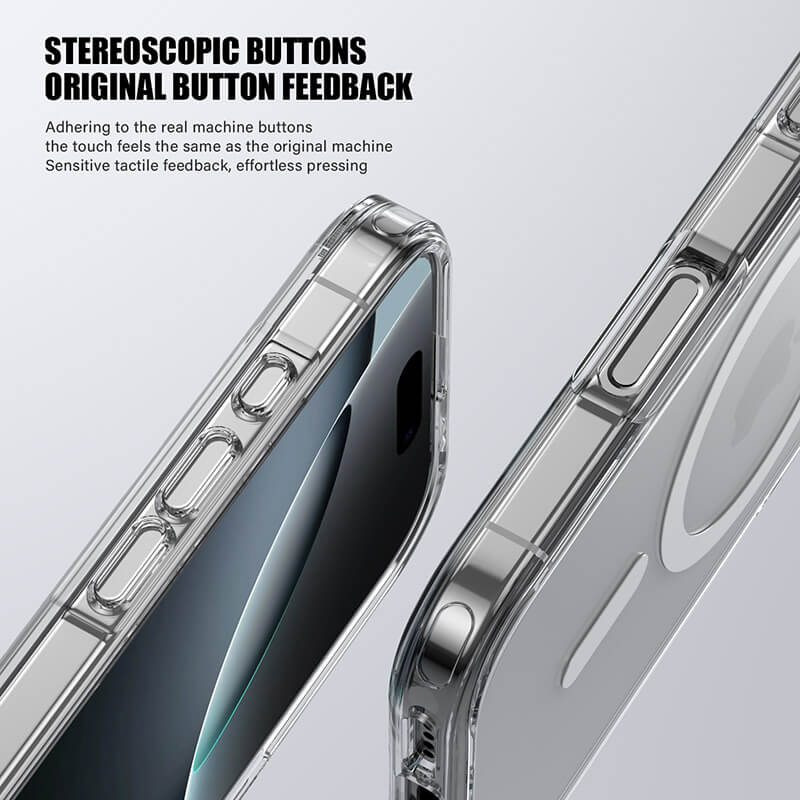 Aurora Magnetic Series Crystal Transparent Compatible with iPhone 17 Case