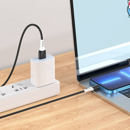 Hoco Silicone Charging Data Cable USB-A to Lightning 1m X82