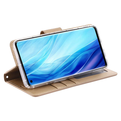 OPPO Find X3 Pro 2021 Hanman Mill Series Leather Wallet Flip Case