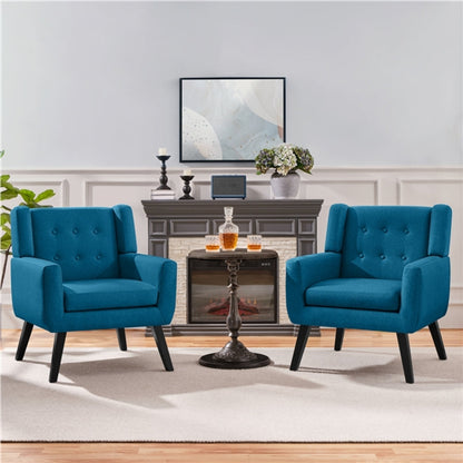 1 Pair Button Tufted Armchair