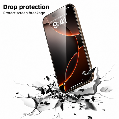 Iphone 15 Pro Clear Tempered Glass Screen Protector – 9H HD, 2.5D Rounded Edge, Impact & Scratch Resistant