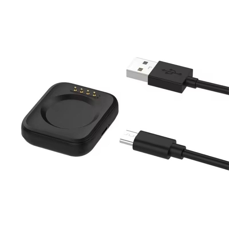 USB-A Charger for OPPO Watch (Watch X, X2, 4 Pro, 3/3 Pro, 2, SE) (Black) 1m