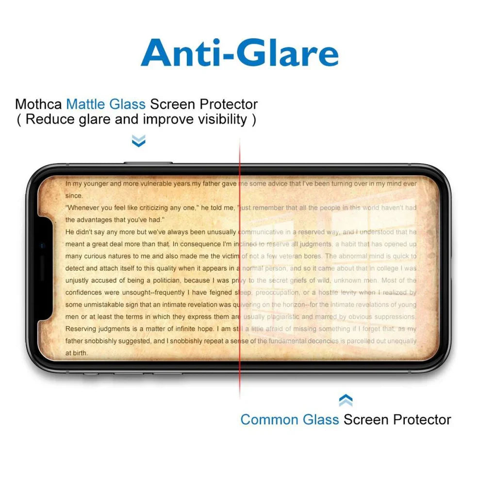Compatible with S26 Full Screen HD Matte Anti-fingerprint Tempered Glass Screen Protector