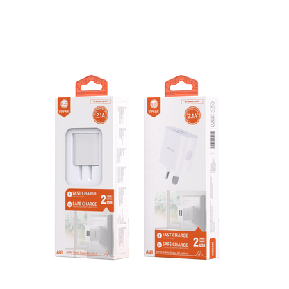 VFAN Dual USB Fast Wall Charger AU1