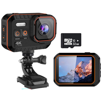 4K sports action camera black