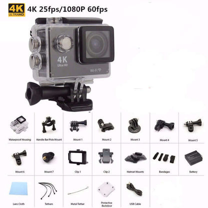 Waterproof sports camera