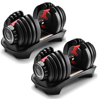 Adjustable Dumbbells 24Kg X 2 pcs - The Shopsite