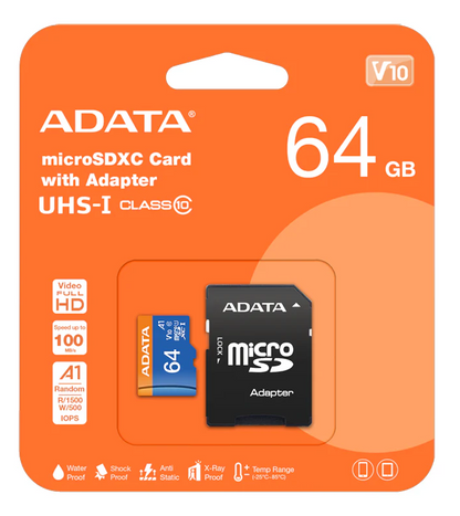 ADATA 64Gb Micro Sd Card 64GB