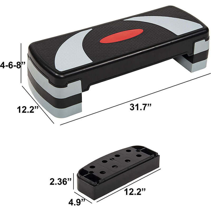 Stackable aerobic stepper