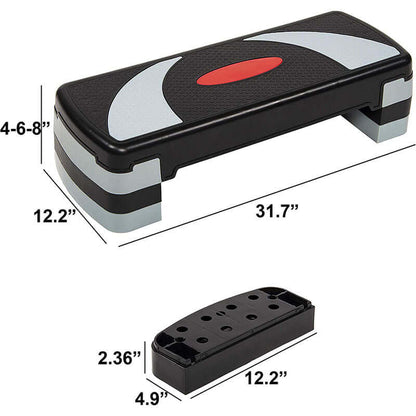 Stackable aerobic stepper